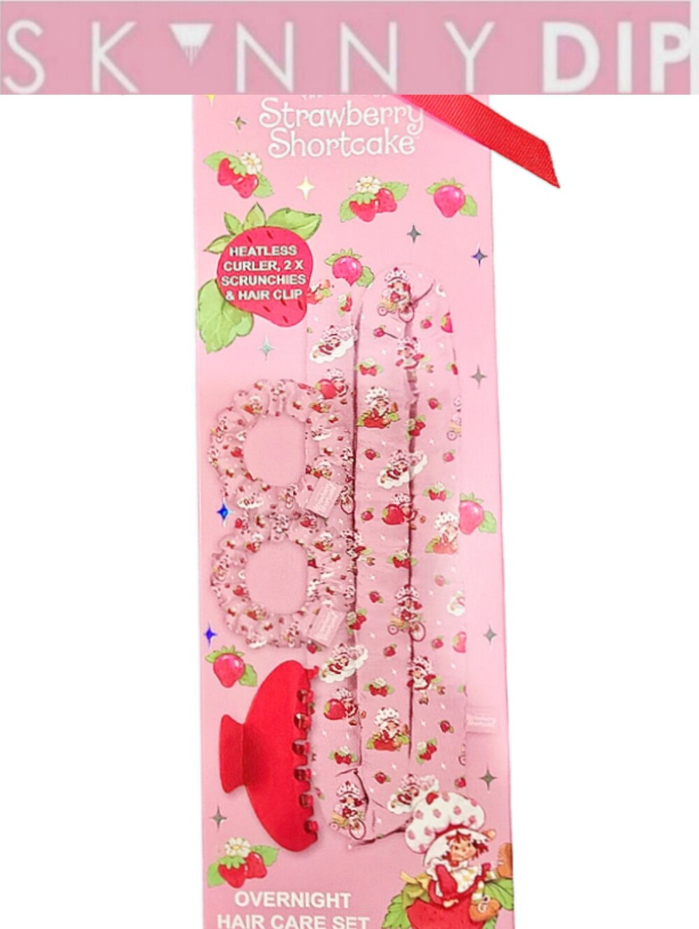 SkinnyDip London X Strawberry Shortcake Overnight Hair Care Set